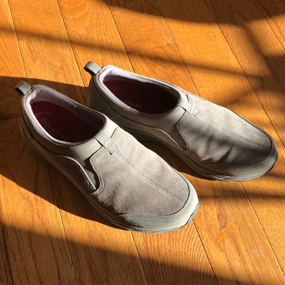 Taupe Easy Spirit Slip On Sneakers